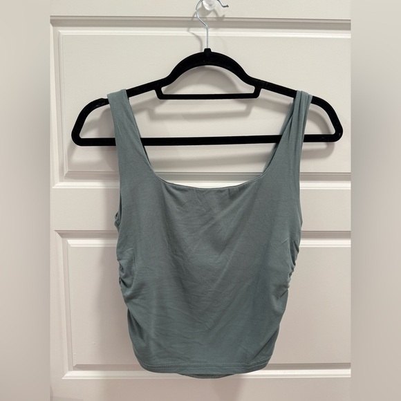 OGL Eco-SkinKiss® Ruched Sides Square Brami Tank Top - Picture 3 of 3